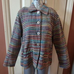Drapers & Damon's petites women's size PL petite large button up sweater